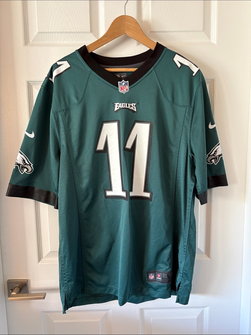 Nike Men’s Philadelphia Eagles #11 Dark Green Football Jersey